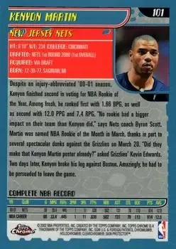Back of Kenyon Martin