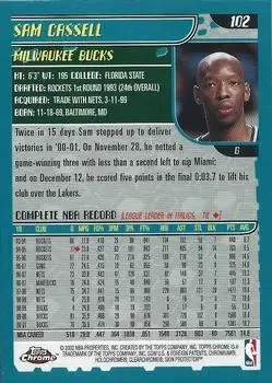 Back of Sam Cassell