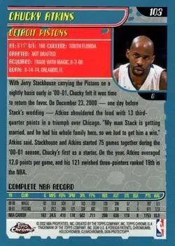 Back of Chucky Atkins