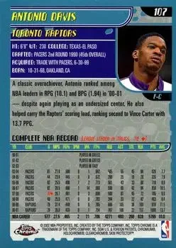 Back of Antonio Davis