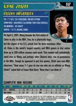 Back of Wang Zhizhi