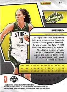 Back of Sue Bird