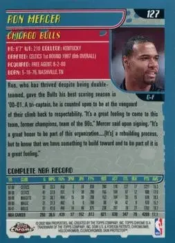 Back of Ron Mercer