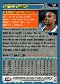 Back of Lamond Murray