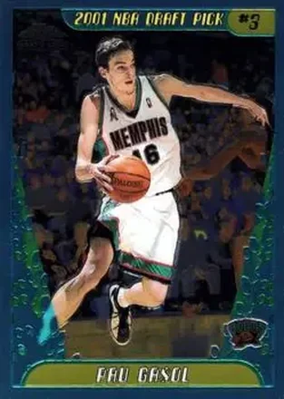 2001-02 Topps Chrome #131 Pau Gasol