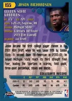 Back of Jason Richardson