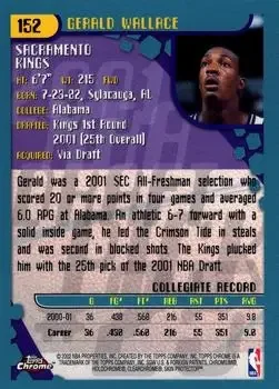 Back of Gerald Wallace