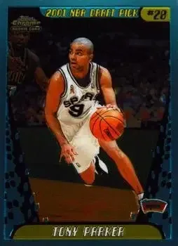2001-02 Topps Chrome #155 Tony Parker