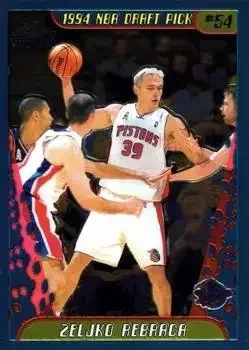 2001-02 Topps Chrome #162 Željko Rebrača