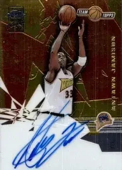2001-02 Topps Chrome #CA-ACJ Autographs Antawn Jamison