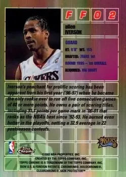 Back of Allen Iverson