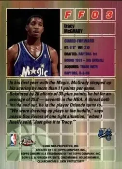 Back of Tracy McGrady