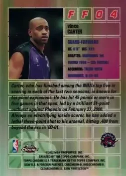 Back of Vince Carter