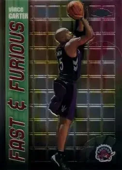 2001-02 Topps Chrome #FF04 Fast and Furious Vince Carter