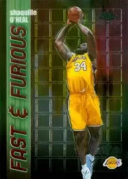 2001-02 Topps Chrome #FF08 Fast and Furious Shaquille O'Neal