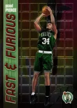 2001-02 Topps Chrome #FF10 Fast and Furious Paul Pierce