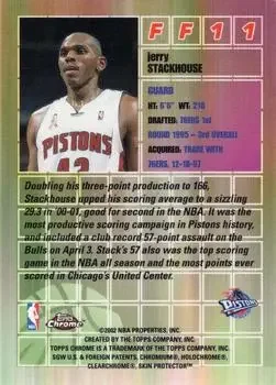 Back of Jerry Stackhouse