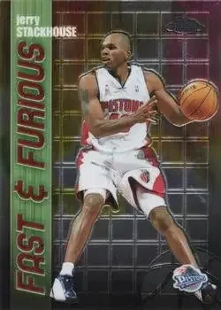 2001-02 Topps Chrome #FF11 Fast and Furious Jerry Stackhouse