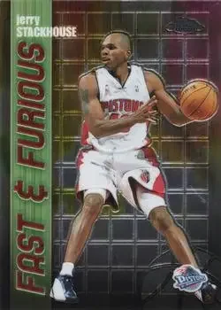 2001-02 Topps Chrome #FF11 Fast and Furious Jerry Stackhouse