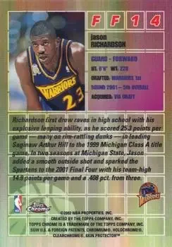 Back of Jason Richardson