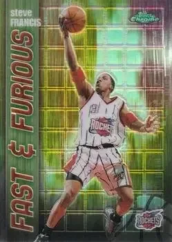 2001-02 Topps Chrome #FF01 Fast and Furious Refractors Steve Francis