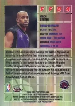 Back of Vince Carter