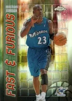 2001-02 Topps Chrome #FF05 Fast and Furious Refractors Michael Jordan