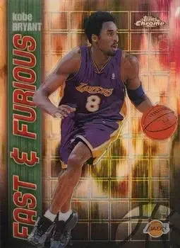 2001-02 Topps Chrome #FF06 Fast and Furious Refractors Kobe Bryant