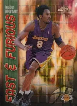 2001-02 Topps Chrome #FF06 Fast and Furious Refractors Kobe Bryant