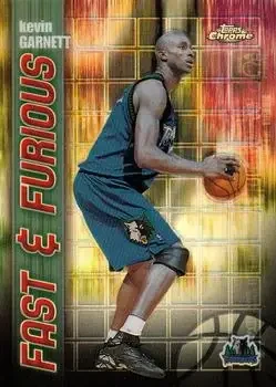 2001-02 Topps Chrome #FF07 Fast and Furious Refractors Kevin Garnett