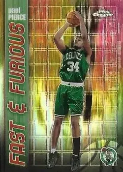 2001-02 Topps Chrome #FF10 Fast and Furious Refractors Paul Pierce