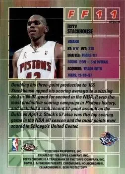 Back of Jerry Stackhouse