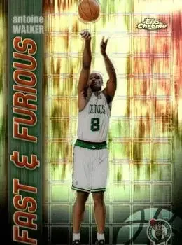 2001-02 Topps Chrome #FF12 Fast and Furious Refractors Antoine Walker