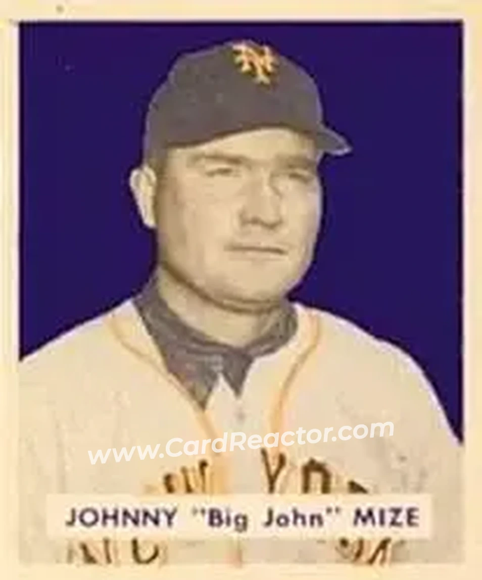 Front of Johnny Mize