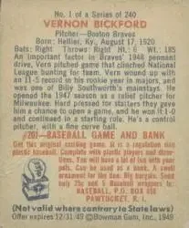 Back of Vernon Bickford