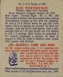 Back of Bob Porterfield