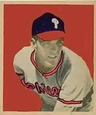 1949 Bowman #14 Curt Simmons