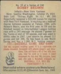 Back of Bobby Brown