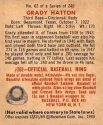 Back of Grady Hatton