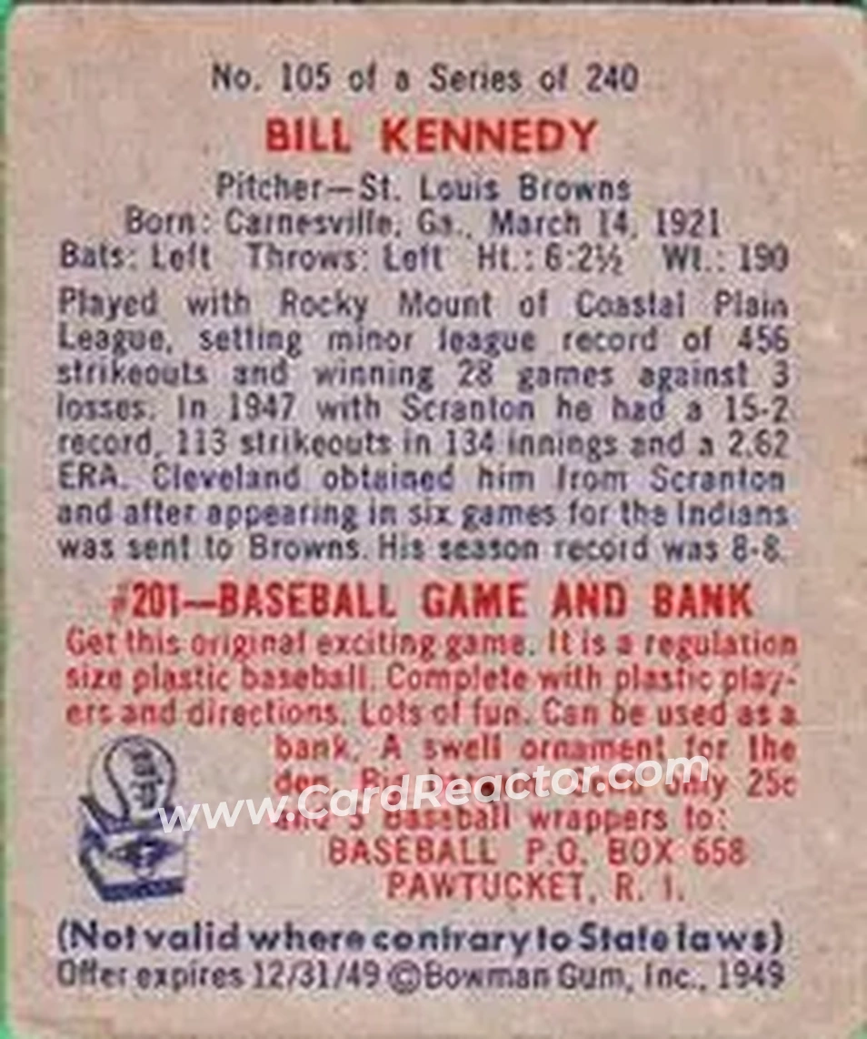 Back of Bill Kennedy