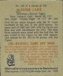 Back of Eddie Lake