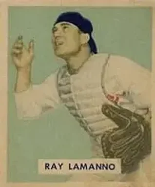 1949 Bowman #113 Ray Lamanno