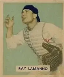 1949 Bowman #113 Ray Lamanno