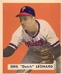 1949 Bowman #115 Emil Leonard