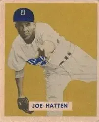 1949 Bowman #116 Joe Hatten