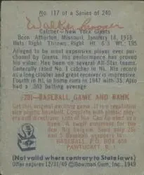 Back of Walker Cooper