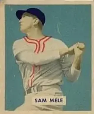 1949 Bowman #118 Sam Mele