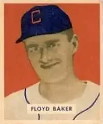 1949 Bowman #119 - Floyd Baker - Chicago White Sox 1949 Bowman #119 - Floyd Baker - Chicago White Sox
