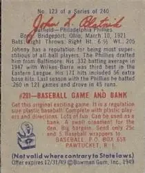 Back of Johnny Blatnik