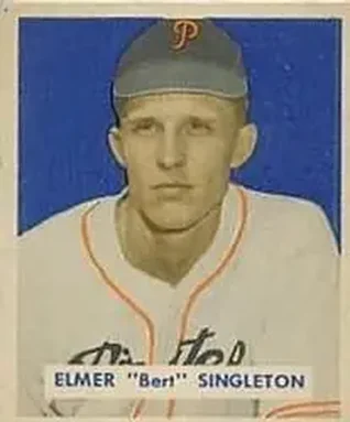 1949 Bowman #147 Elmer Singleton